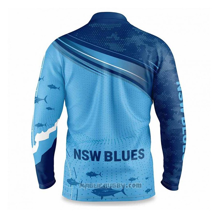 Maglia NRL NSW Blues Rugby 2022 Fish Finder